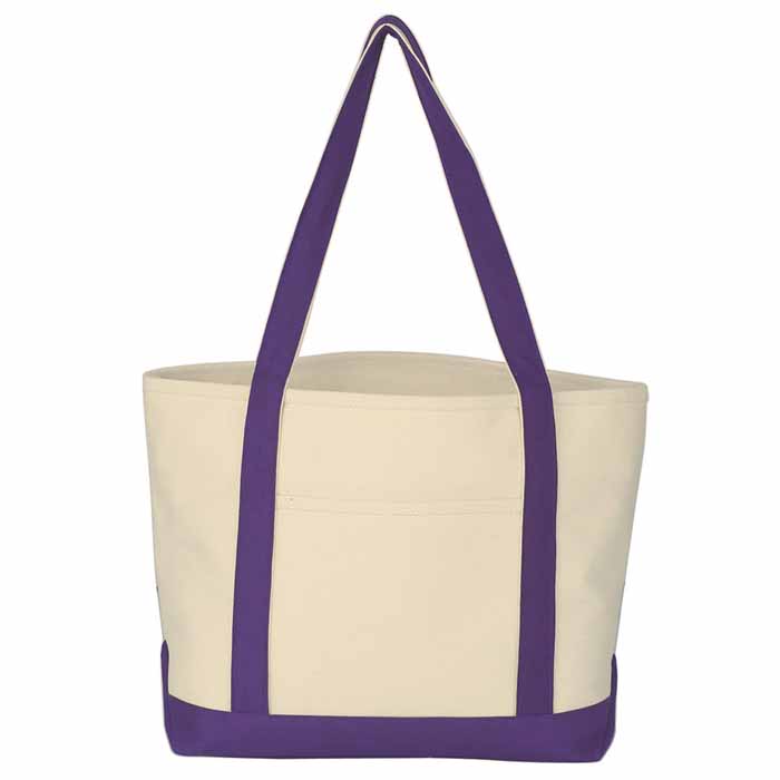 Customizable Heavy Cotton Canvas Boat Tote