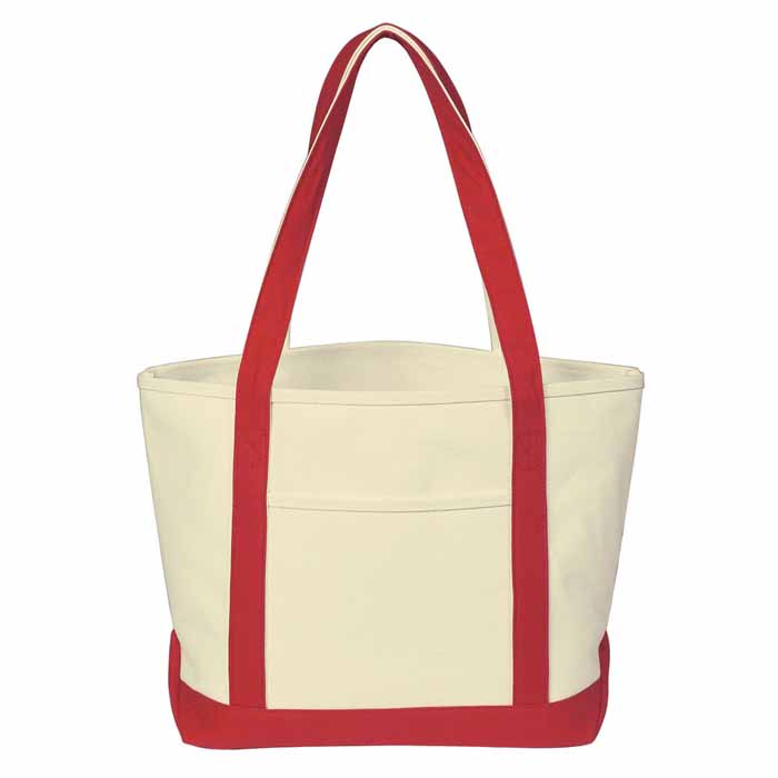 Customizable Heavy Cotton Canvas Boat Tote