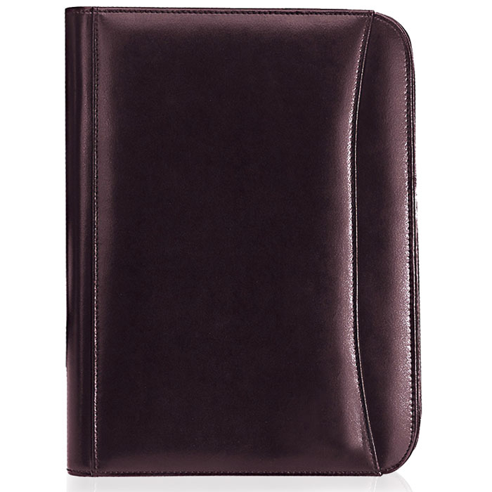 10 x 13.5 Leather Three-Ring Portfolio