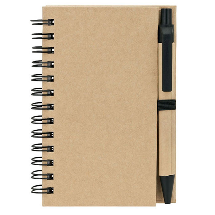 Recycled Notebook with Pen