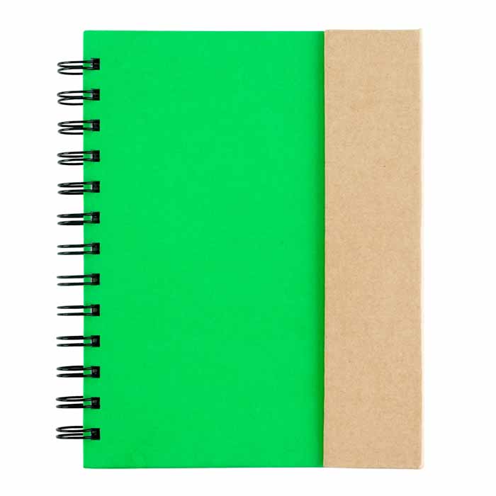 Promo Spiral Notebook With Sticky Notes & Flags