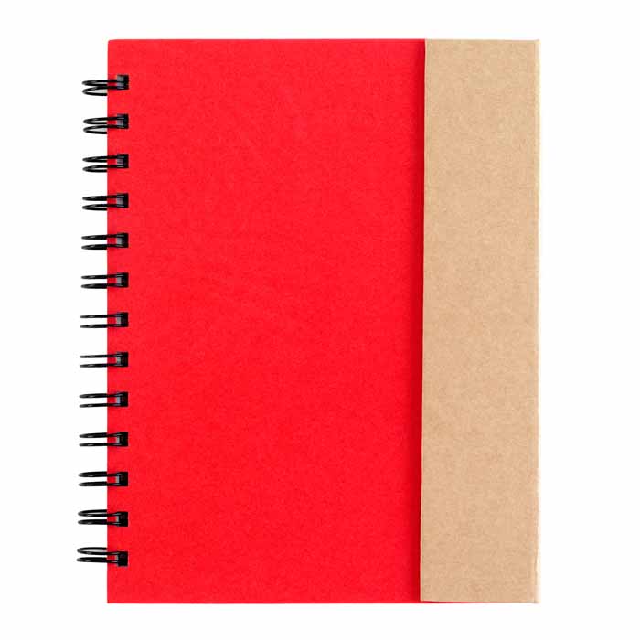 Promo Spiral Notebook With Sticky Notes & Flags