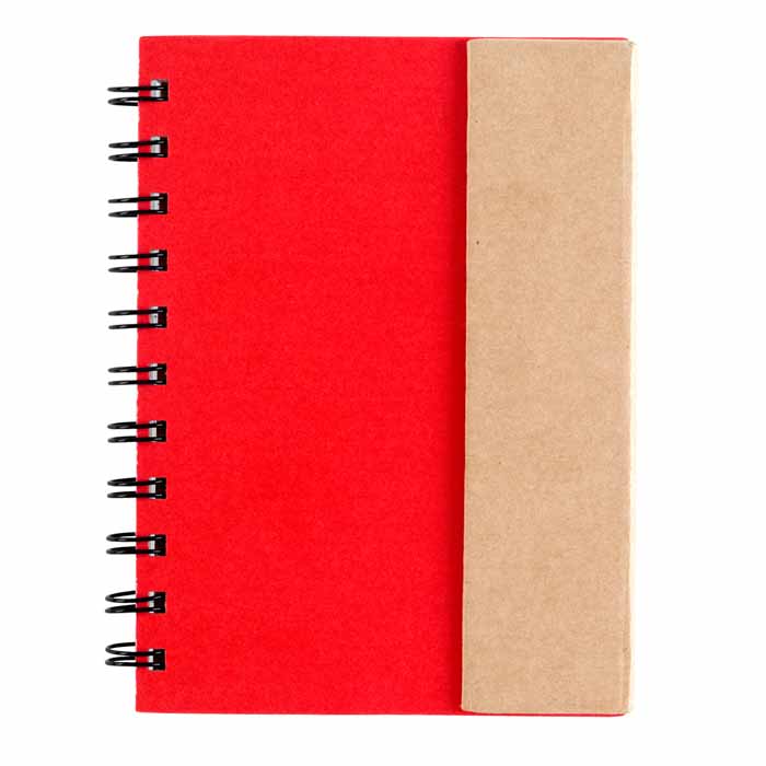 Small Spiral Notebook with Sticky Notes & Flags