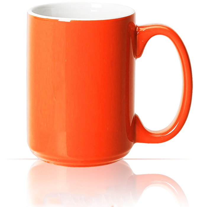 15 oz. Two Tone Solid Coffee Mug