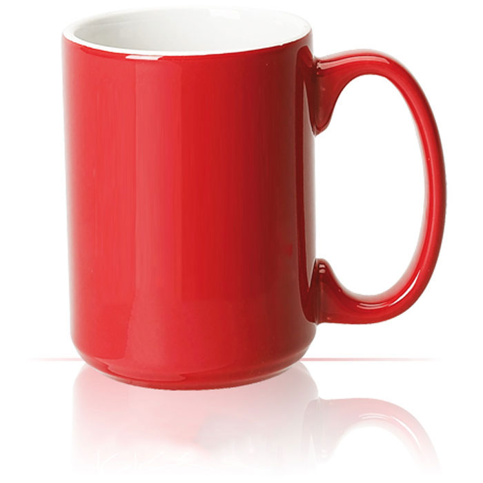 15 oz. Two Tone Solid Coffee Mug