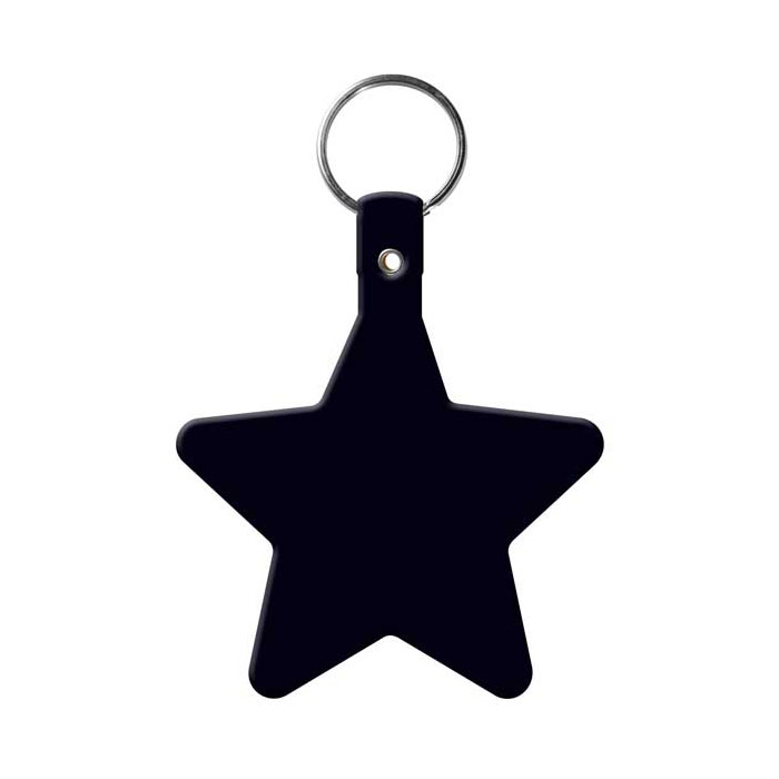 Imprintable Star Flexible Key-Tag