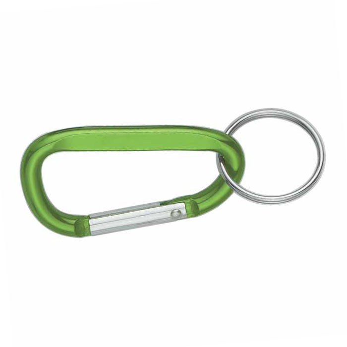 Monogrammed 6mm Carabiner With Split Ring