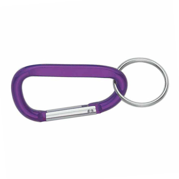 Monogrammed 6mm Carabiner With Split Ring