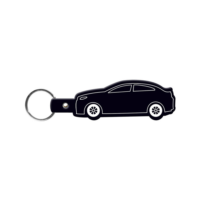 Imprinted Car Key-Tag - Promo Keychains