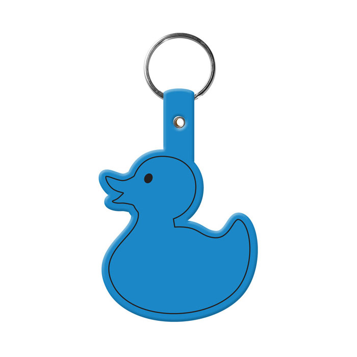 Printed Duckie Flexible Key-Tag