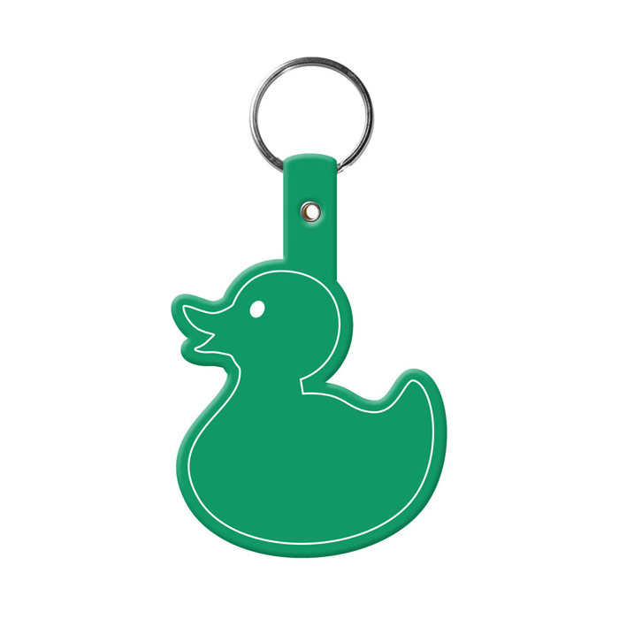 Printed Duckie Flexible Key-Tag