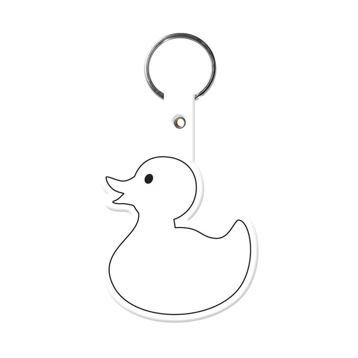 Printed Duckie Flexible Key-Tag