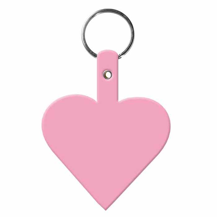 Promotional Heart Flexible Key-Tag