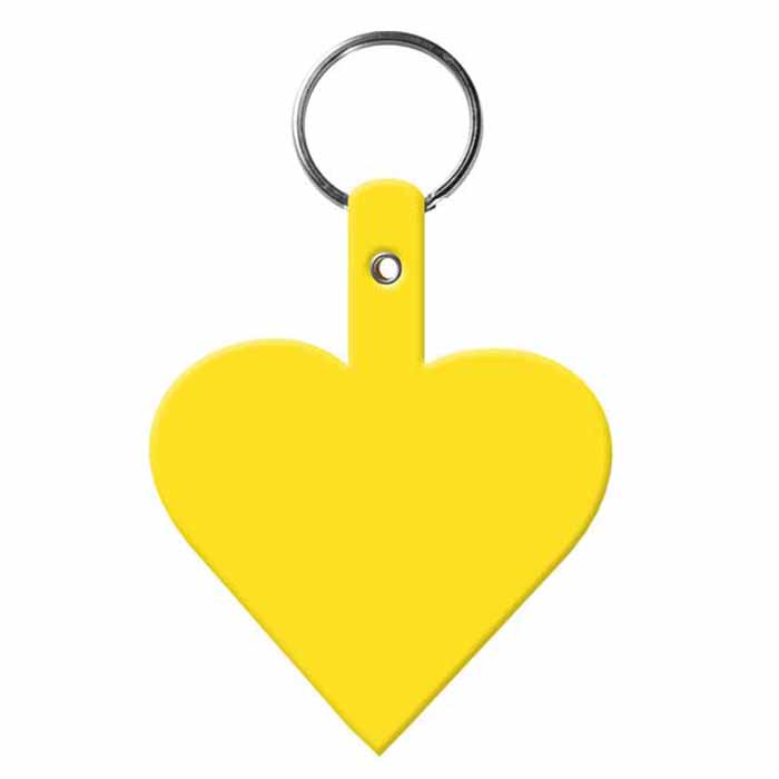 Promotional Heart Flexible Key-Tag