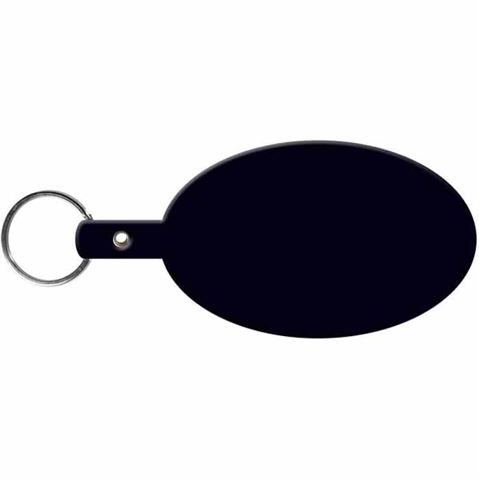 Personalized Large Oval Flexible Key-Tag