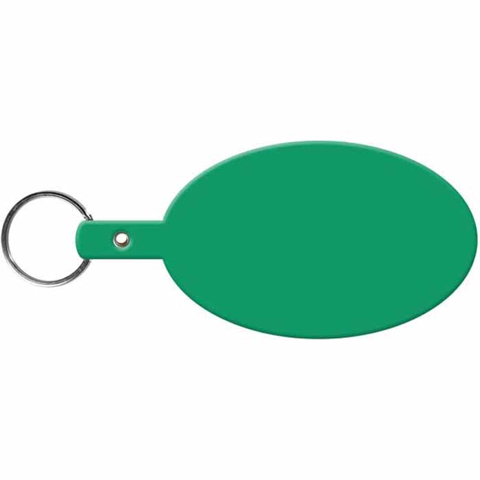 Personalized Large Oval Flexible Key-Tag