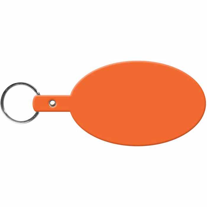 Personalized Large Oval Flexible Key-Tag