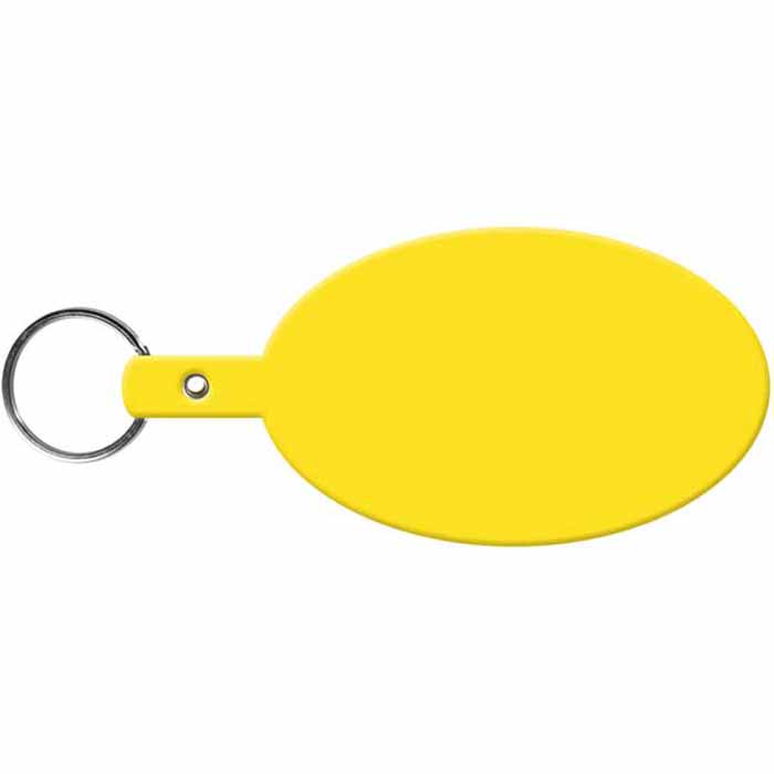 Personalized Large Oval Flexible Key-Tag