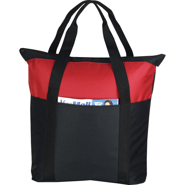 Custom Heavy Duty Zippered Business Tote Bag