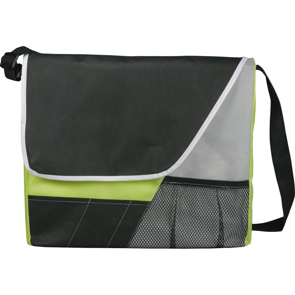 Imprinted Rhythm Messenger Bag