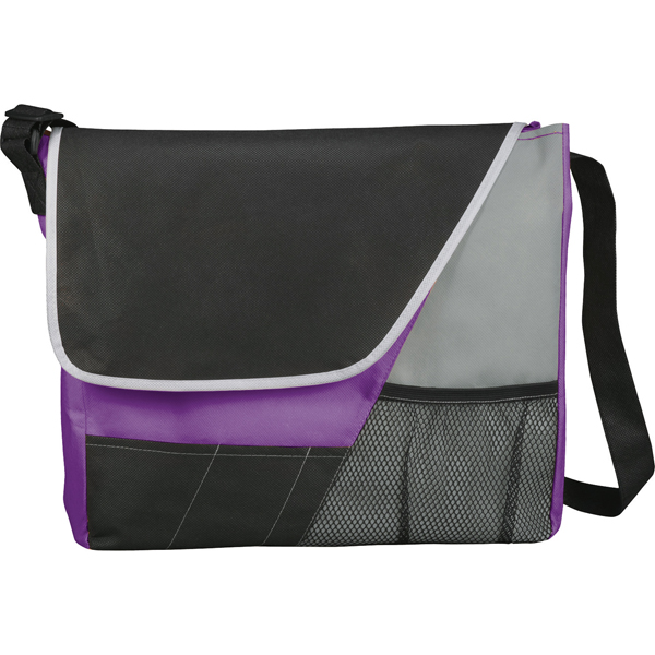 Imprinted Rhythm Messenger Bag