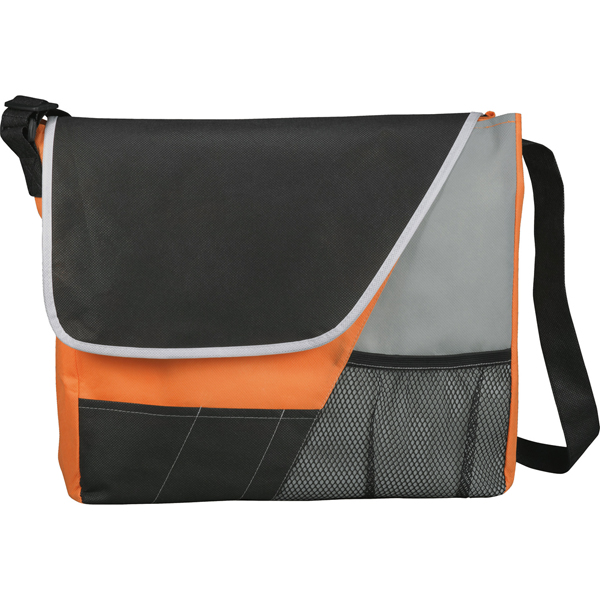 Imprinted Rhythm Messenger Bag