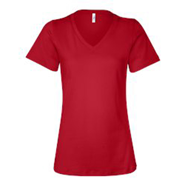 Bella Missy Short-Sleeve Jersey V-Neck Tee