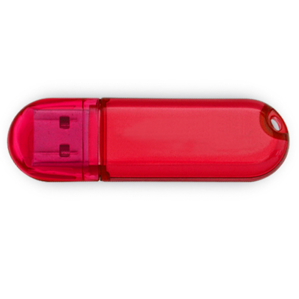 2GB Transparent USB Drive