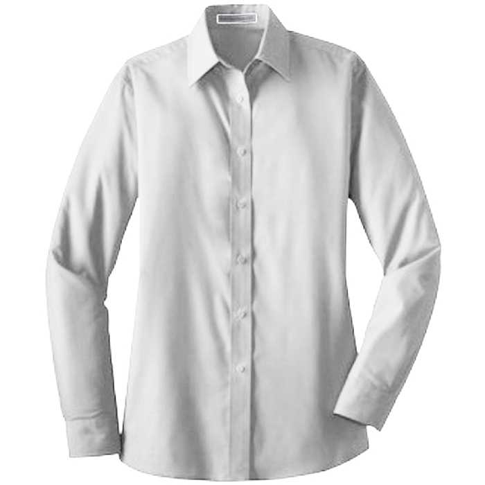 Port Authority Ladies' Long Sleeve Poplin Shirt