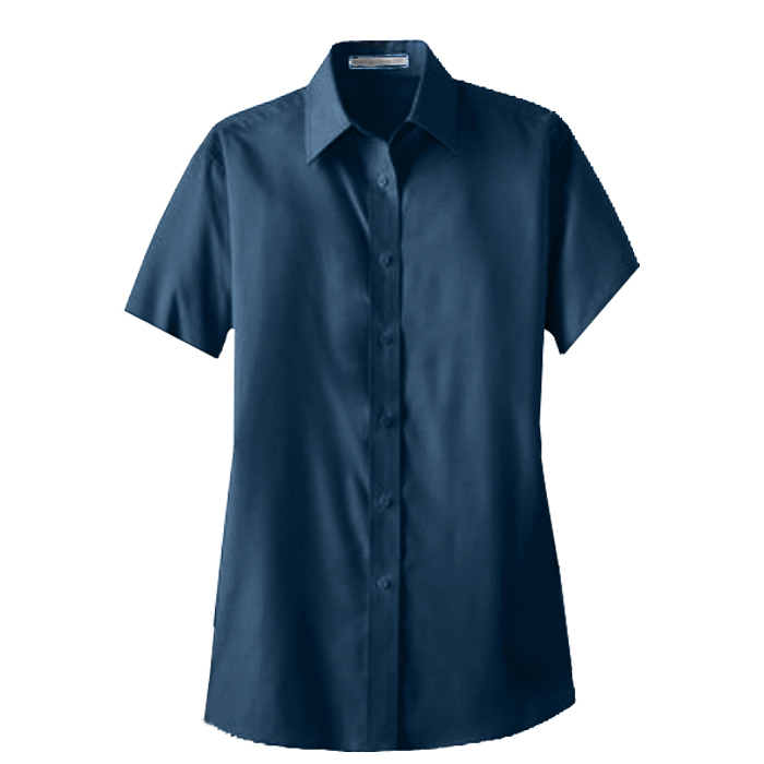 Port Authority Ladies' S-Sleeve Poplin Shirt