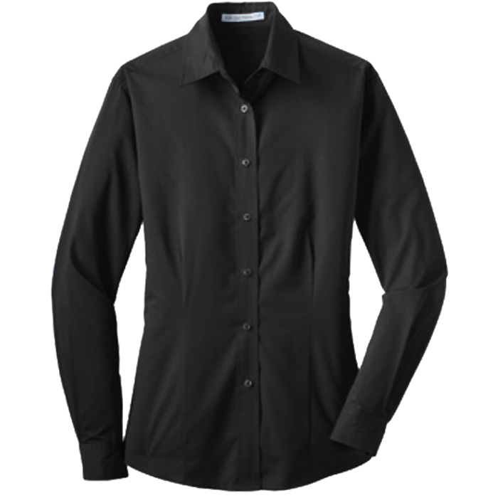 Port Authority Ladies' Long Sleeve Poplin Shirt