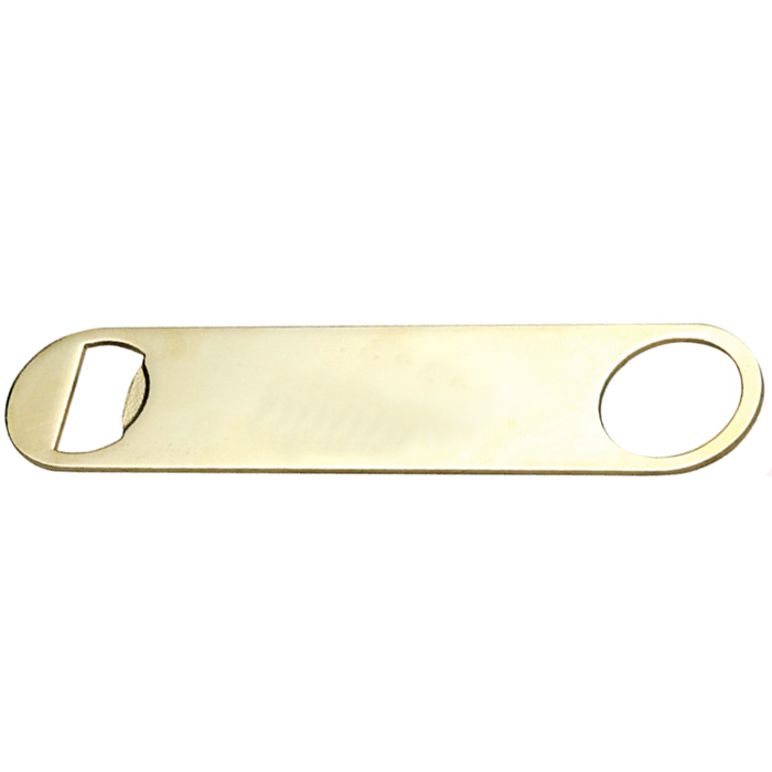 Printed Gold Plated Professional Bottle Opener