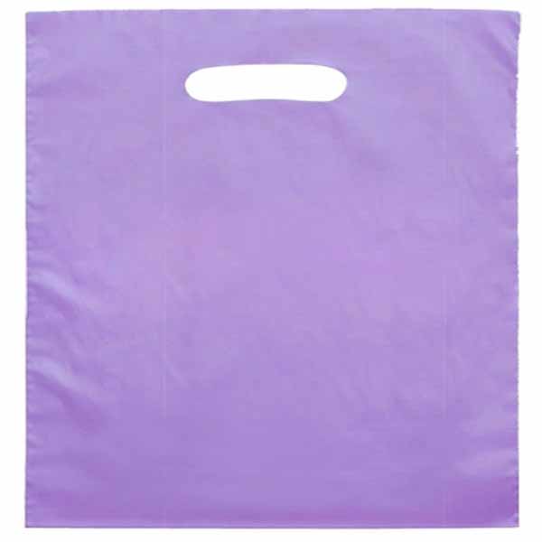 9 x 12 Frosted Die Cut Plastic Bags