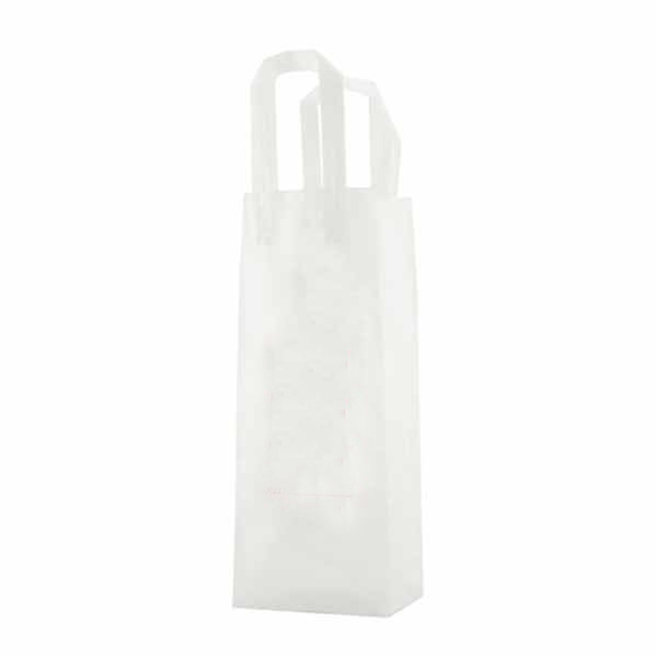 Printed Frosted Tri-fold Handle Shopping Bags