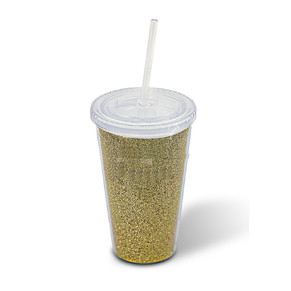 16 oz Glitter Acrylic Tumbler