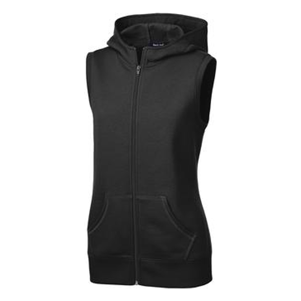 Sport-Tek Ladies Hooded Fleece Vest