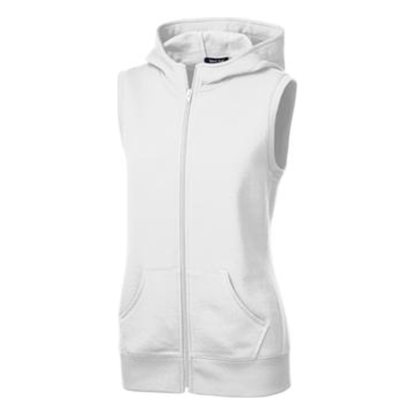 Sport-Tek Ladies Hooded Fleece Vest