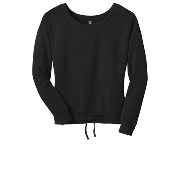 District-Juniors Core Fleece Wide Neck Pullover