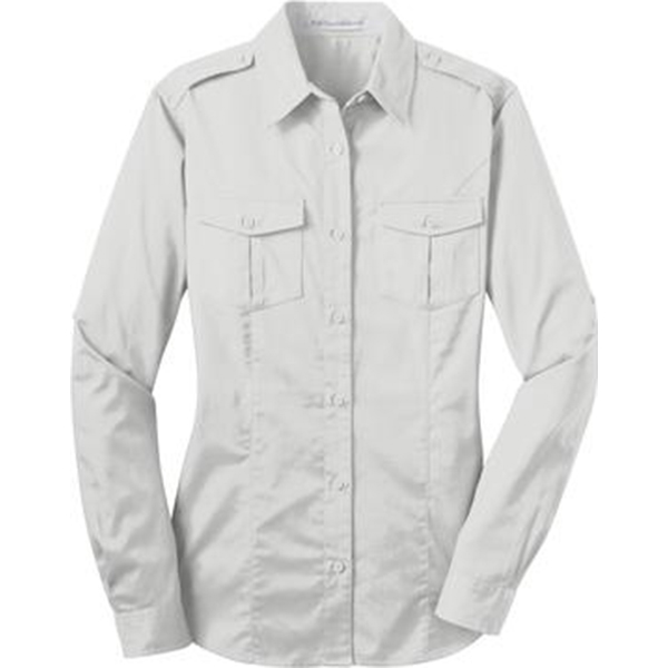 Port Authority - Ladies Stain Roll Sleeve Shirt