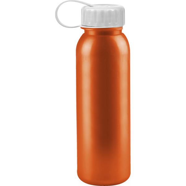 Promotional 24 oz. Metalike Bottle with Tethered Lid