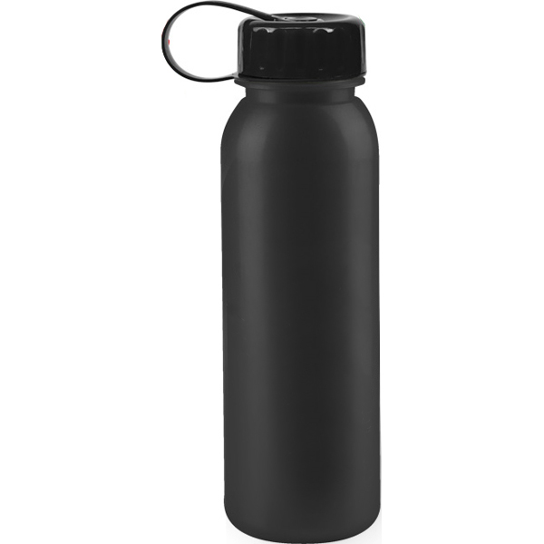 Promotional 24 oz. Metalike Bottle with Tethered Lid