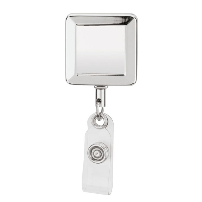 Personalized Square Metal Badge Holder