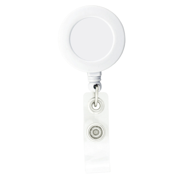 Imprintable BioGreen Round-Shaped Badge Holder