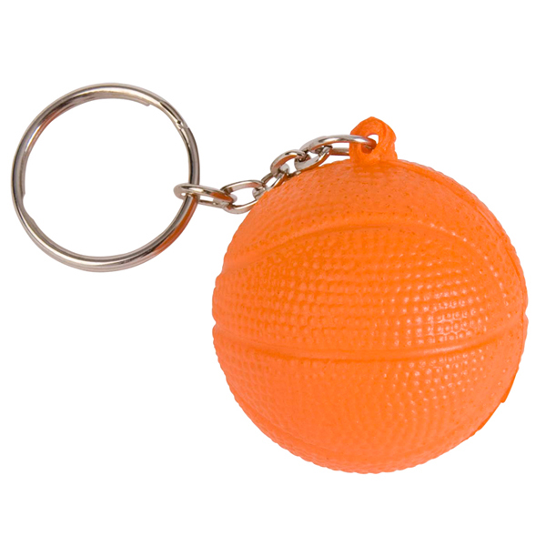 Custom Basketball Stress Reliever Key Chain