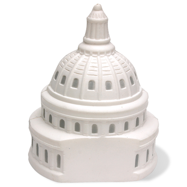 Imprinted Capitol Dome Stress Reliever