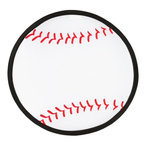 Imprinted Folding Frisbees-Baseball