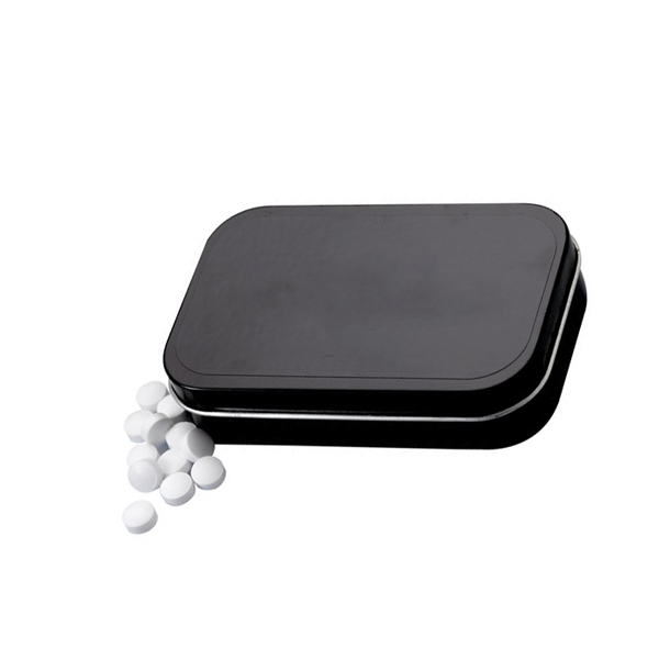 Custom Sugar-Free Mints in Large Hinged Tin