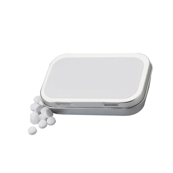 Custom Sugar-Free Mints in Large Hinged Tin