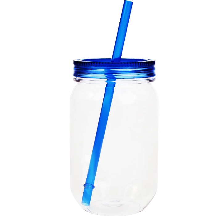 24 oz. Acrylic Mason Jar