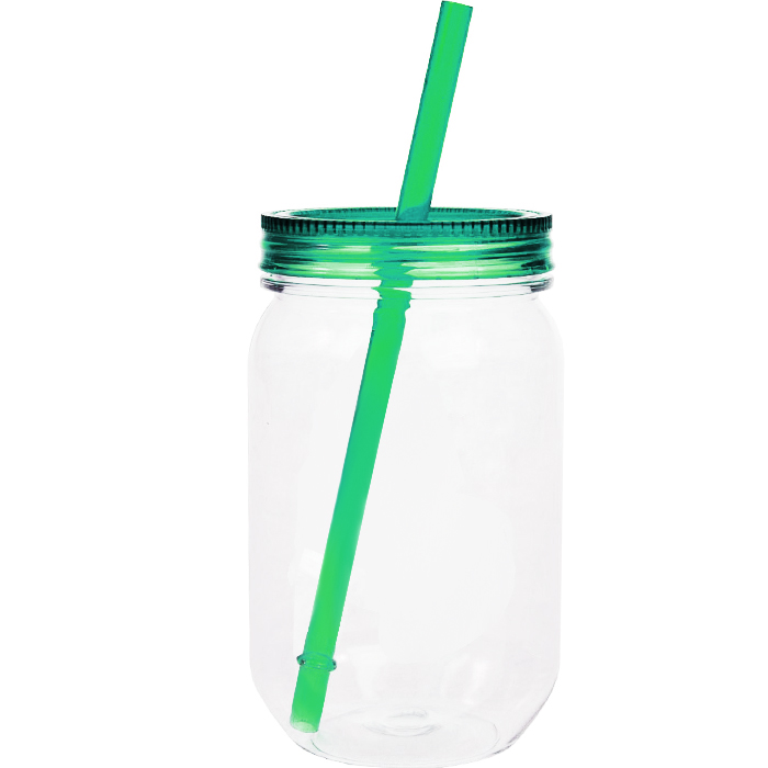 24 oz. Acrylic Mason Jar